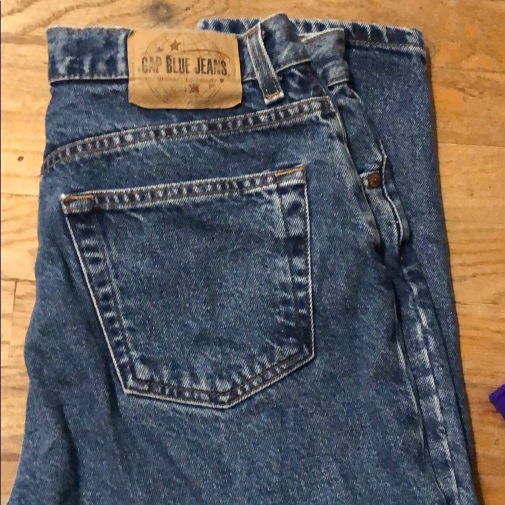 High waisted Gap mom jeans